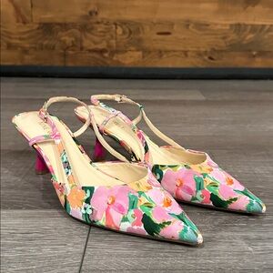 Nine West
Floral Slingback Heels